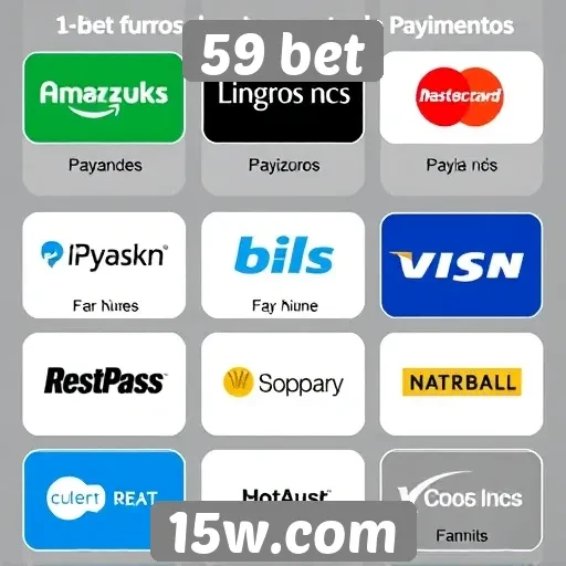 Métodos de pagamento disponíveis no 59 bet